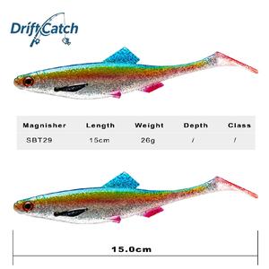 DriftCatch 15cm 20g Leurre souple en PVC - 8 couleurs, appât de poisson réaliste pour le marlin, les prédateurs de rivière et d'eau salée - Product Image 3