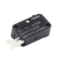 Interruptor de límite de recorrido OMRON original importado de Japón, interruptor de microinterruptor V-15-9A5 con botón de aguja para pistola de soldar de 2 pines