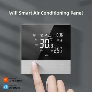 Thermostat intelligent programmable WiFi Tuya pour projets CVC commerciaux, certifié CE, intégrateurs <span class=keywords><strong>de</strong></span> systèmes - Product Image 2