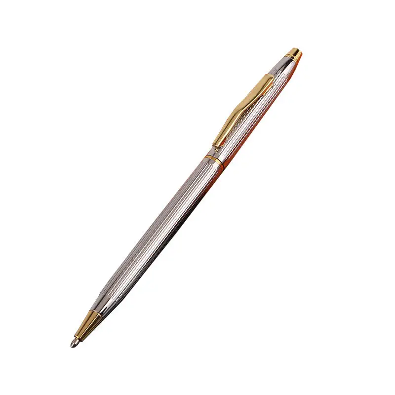 Kantoor School Levert Kwaliteit Mooie Multi-Color Metalen Roestvrijstalen Balpen Luxe Geschenk Mooie Pen Met Vulling