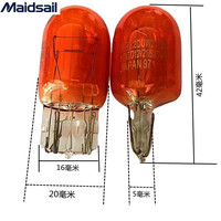 Ampoule de frein de voiture T20, ampoule à double fil 7443, ampoule monofilament de direction 1891, ampoule de recul ambre 1881, ampoule 7440