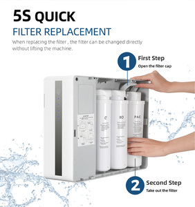 Purificador de Agua por Ósmosis Inversa sin Tanque de 3 Etapas, 400G 500G, Apto para Hogares Inteligentes - Product Image 5