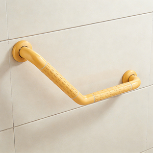 Barres d'appui <span class=keywords><strong>de</strong></span> sécurité <span class=keywords><strong>pour</strong></span> <span class=keywords><strong>douche</strong></span> murales en forme <span class=keywords><strong>de</strong></span> L, à poignée moletée antidérapante et inclinée, <span class=keywords><strong>pour</strong></span> personnes âgées handicapées - Product Image 5