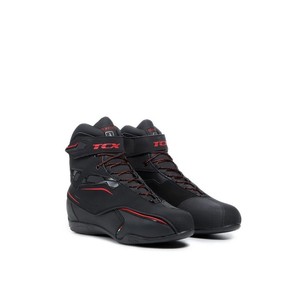Botas de Motociclismo Tcx Zeta Wp Negras y Rojas Talla 40 Calzado de Motociclismo Impermeable - Product Image 1