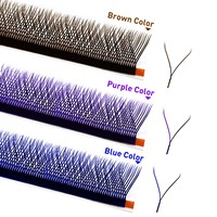 Medylash Wholesale Cilios Decemars W-U Shape Premade IndividualYY 3D 4D Lashes Trays Synthetic Fiber Matte Extensions