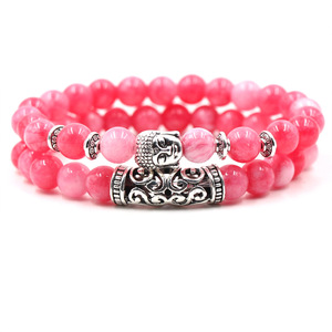 Bracelet en pierres précieuses facettées, bijoux païens <span class=keywords><strong>pour</strong></span> hommes et femmes, choix de pierres personnalisées, idéal <span class=keywords><strong>pour</strong></span> les boutiques de cadeaux et les occasions spéciales. - Product Image 1
