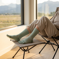 Chaussettes de compression en laine mérinos pour femmes et hommes 15-20 mmHg pour la randonnée