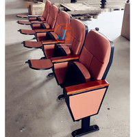 Chaises d'auditorium modernes pour stades, avec logo personnalisé, chaises de théâtre, sièges de salle de conférence scolaire, sièges d'auditorium avec table d'écriture pliable
