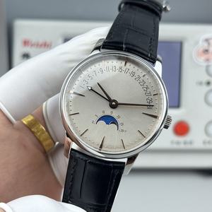 Reloj Mecánico de Alta Calidad de Acero Inoxidable, Serie <span class=keywords><strong>Calendario</strong></span> <span class=keywords><strong>Lunar</strong></span> 4010U000R-B329, Clásico de 42.5mm, para Hombre, Casual y de Negocios - Product Image 3