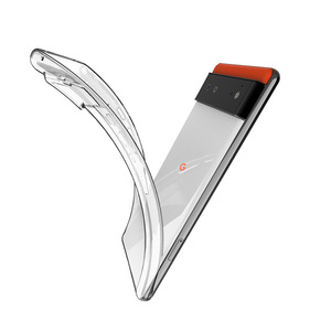 Coque de téléphone portable transparente, résistante aux chocs, étui en Silicone, Ultra mince et souple, pour <span class=keywords><strong>Google</strong></span> <span class=keywords><strong>Pixel</strong></span> 6 Pro 6A 4 5 <span class=keywords><strong>4A</strong></span> 5A - Product Image 4