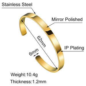 2025 Cuff Bracelet Blank <strong>Custom</strong> Stainless Steel Billet <strong>Jewelry</strong> Bangles Bracelets for Women Making <strong>Supplies</strong> Wholesale - Product Image 2