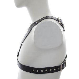 Imbracatura in <span class=keywords><strong>Pelle</strong></span> da <span class=keywords><strong>Uomo</strong></span> con Anello a O per BDSM, Imbracatura per il Corpo, Abbigliamento Fetish Gay - Vendita all'Ingrosso - Product Image 2