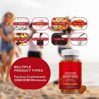 Gummies HDK 400mg CoQ10 OEM/ODM Coenzyme Q10 avec Oméga-3 et Magnésium pour la Santé Cardiaque et le Soutien Énergétique Marque Privée Vente en Gros