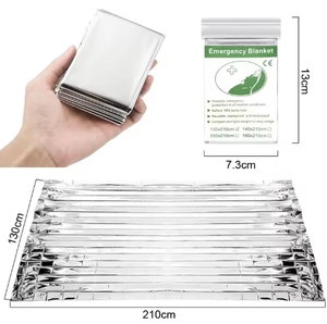 Supporta la Personalizzazione di Coperte di Emergenza per Esterni, Coperte Termiche di Sopravvivenza Leggere e Sottili. - Product Image 1