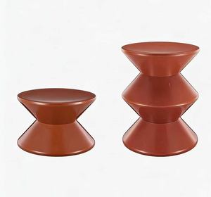 Taburete Bajo de Diseño Lazy Space para el Hogar, Sala de Estar, para Cambiar Zapatos, Taburete Nórdico Creativo de Plástico con Forma de Reloj de Arena - Product Image 2