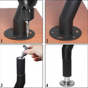 Modern Iron Tapered Furniture <b>Legs</b> <b>for</b> Table TV Cabinet <b>Sofa</b>-Outdoor & Bedroom Use Wholesale - Product Image 4