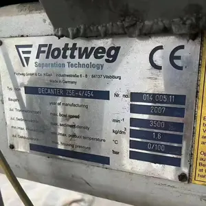 Les fabricants de centrifugeuses à décanteur Flottweg manipulent à bas prix
