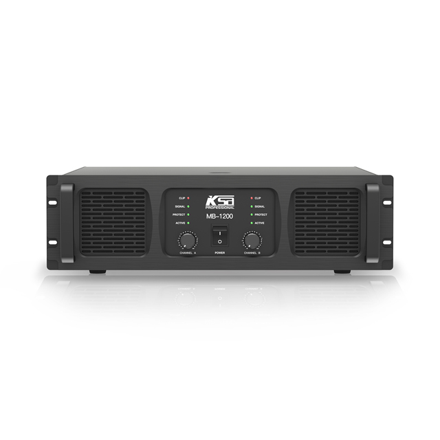 High Stability 1300W Class H 8ohm Stable Power Amplifier with 2 Channels - Factory Supply