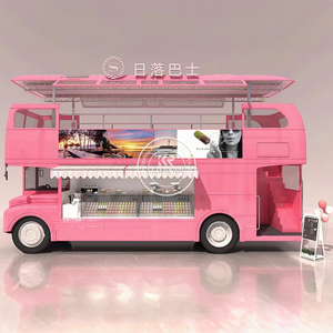 2025 Remolque de camión de comida eléctrico móvil extensible plegable con escalera 2 pisos Camión de comida de pizza totalmente equipado - Product Image 3