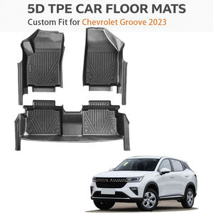 Custom Fit Eco-friendly TPE <b>Rubber</b> <b>Floor</b> Mats for Chevrolet Groove 2023 LHD Waterproof All Weather Heavy Duty 4-Piece Car - Product Image 1