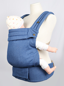 กระเป๋าผ้ายีนส์แบบคลาสสิกน้ำหนักเบาสวมใส่สบายพับเก็บได้สำหรับใช้ในชีวิตประจำวันฟรี - Product Image 2