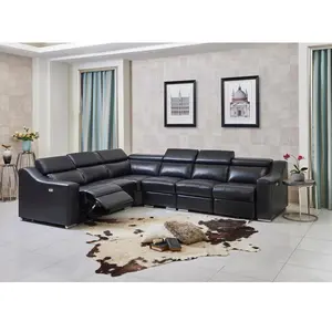 Đồ Nội Thất Hiện Đại L Shape Phòng Khách Sofa Đặt Đồ Nội Thất Gia Đình Sang Trọng Sofa Thời Trang Hiện Đại Sofa Da