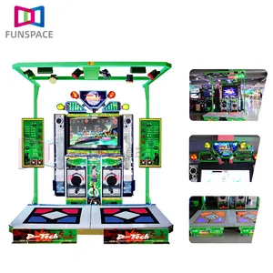 Adult Dance Machine Coin Operated Arcade Fifth Generation Light Rhythm Dynamic Music Video Games Dancing Machine Gaming Euiqimen