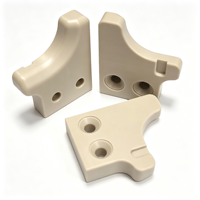 Componenti di Isolamento in Plastica Lavorati CNC di Precisione Personalizzati in PEEK per Alte Temperature