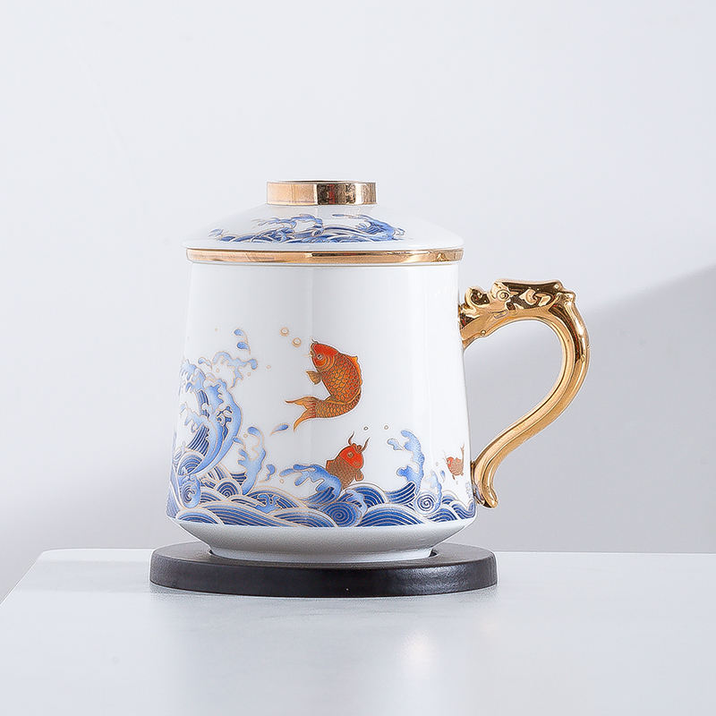 Carp Leaping Over The Dragon Gate - A