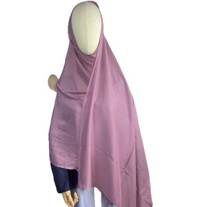 モーダルロングショール女性用カスタム175*75夏無地ヒジャーブスカーフTudung Soildモダルムスリムヒジャーブ - Product Image 5