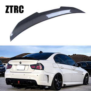 For 3 Series E90/E90 M3 PSM Style Real Carbon Fiber Rear Spoiler Trunk Wing 2004-2011 - Product Image 1