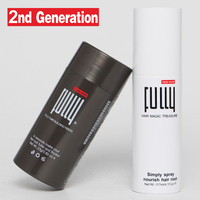 FULLY OEM Custom 50g Private Labels Le plus récent spray pour fibres capillaires à la kératine végétale naturelle Fibres de renforcement capillaire