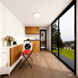 ZENO luce acciaio espandibile contenitore rimorchio piccola <span class=keywords><strong>Casa</strong></span> su ruote prefabbricata modulare <span class=keywords><strong>Casa</strong></span> <span class=keywords><strong>Casa</strong></span> soggiorno all'aperto portatile - Product Image 3