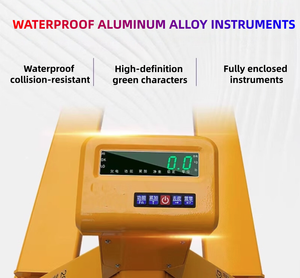Handpallettruck 2-3 ton met elektronische weegschaal, heftruck met weegschaal, transportkar met weegschaal, heftruck met weegschaal - Product Image 4