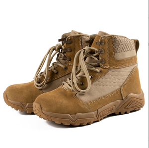 Botas de Tobillo Personalizadas HPB0129, Antideslizantes, Color Marrón Coyote del Desierto - Product Image 5