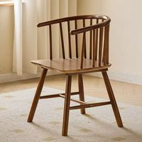 Chaise de salle à manger en bois avec accoudoirs en tissu CJ-177E pour usage commercial, café, hôtel, restaurant, chaise à dossier croisé pour salle à manger