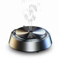 Diffuseur d'arômes pour voiture, rechargeable par USB, alimenté par batterie, sans eau, ultrasonique, aromathérapie, désodorisant, parfum longue durée
