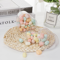 Boîtes cadeaux personnalisées en PVC transparent, PET, acrylique, plastique recyclable en forme de cœur pour l'emballage alimentaire, bonbons, pain, chocolat, macarons