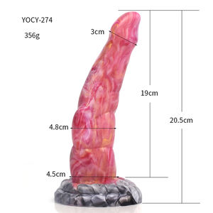 Dildo in Silicone con Gradiente di Colore Gory, Pompa per Pene Potente per Donne, Giocattoli Sessuali - Product Image 6
