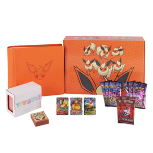 Boîte Cadeau Exclusive Pokémon TCG Chinois Simplifié Vaporeon Jolteon <span class=keywords><strong>Flareon</strong></span> Eevee GX – Booster Box de Cartes à Collectionner Pokémon - Product Image 3