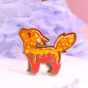 Customized Cartoon Cute Translucent Badge Ac Pins Custom Soft Enamel Lapel Pin Enamel Lot