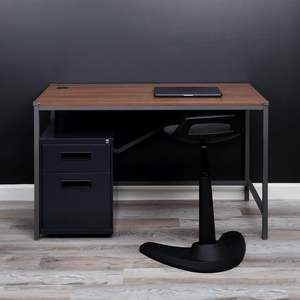 Archivador metálico con pedestal y dos cajones Alera Charcoal, 14 7/8 ancho x 19 1/8 profundo x 21 3/4 alto - Product Image 3