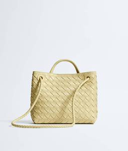 Reloj Mecánico de Lujo para Hombre Bottega BV en Cuero Genuino con Patrón de Rejilla de Diamantes, Cierre Abierto, Correa Única - Veneta - Product Image 4