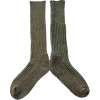 Chaussettes de ski et de randonnée en laine tricotée à double aiguille côtelées pour l'hiver en plein air, pour jeunes et adultes