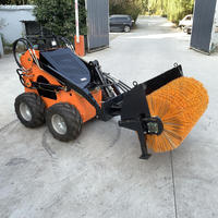 Mini pelle Skid Steer rétrocaveuse accessoires hydraulique terre tarière/pelle/marteau/disjoncteur/balayeuse/souffleuse à neige