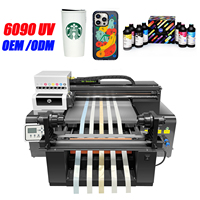 Mesin Cetak UV Inkjet Otomatis 2-in-1 Flatbed DTF Laminator dengan Kepala Cetak DX7 Ukuran A1 Mesin Pencetak UV DTF