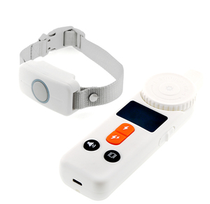 रिचार्जेबल डॉग शॉक ट्रेनिंग कॉलर रिमोट आईपी 7 पनरोक उपकरण नायलॉन और प्लास्टिक सामग्री के साथ - Product Image 3