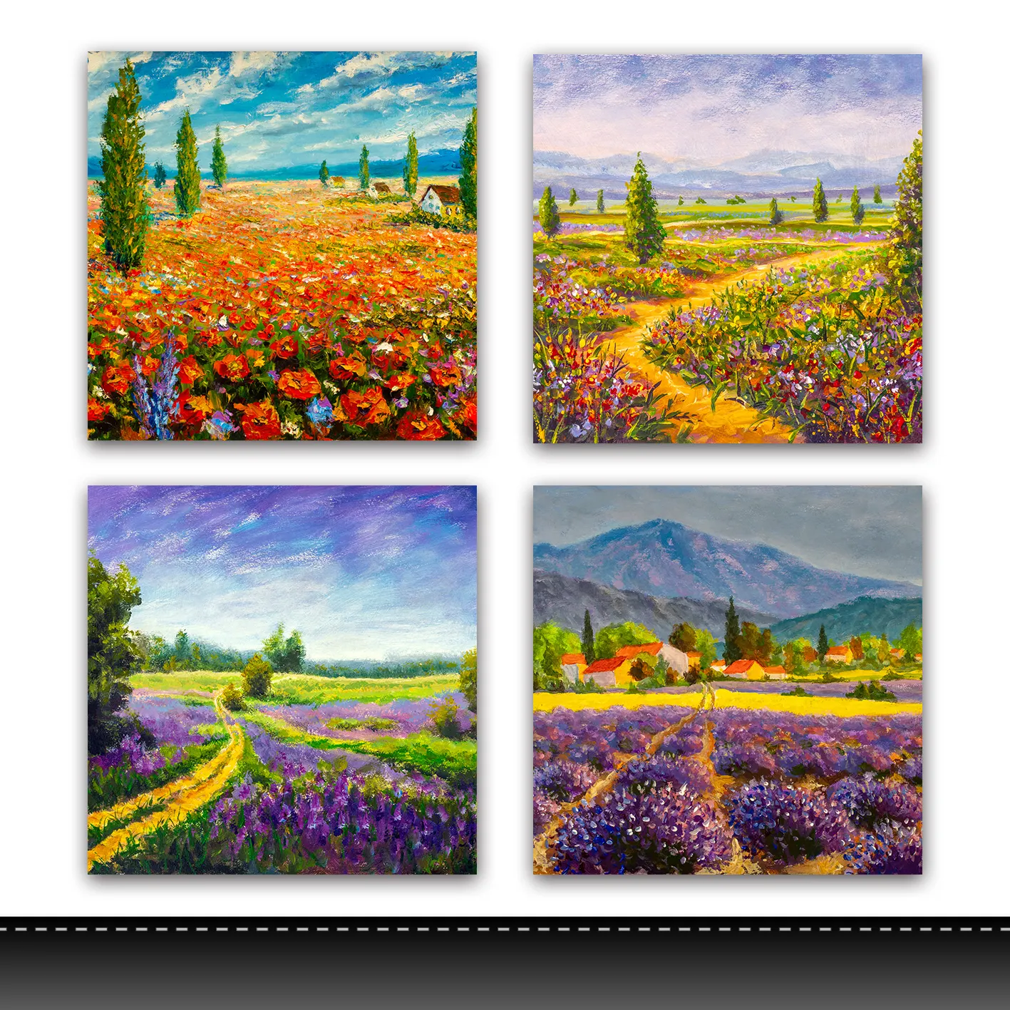 Oil Painting By Numbers Flower On Canvas With Frame Handmade Paints For livingroom Picture Coloring By Number Decoration Art