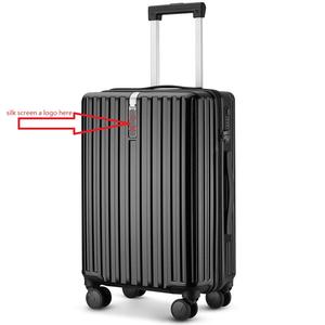 גלגלים שותקת מטען נסיעות ורוד עם סט מנעול zipper 20 "24" 28 "להתאמה אישית יוניסקס לגברים ולנשים קל משקל - Product Image 6