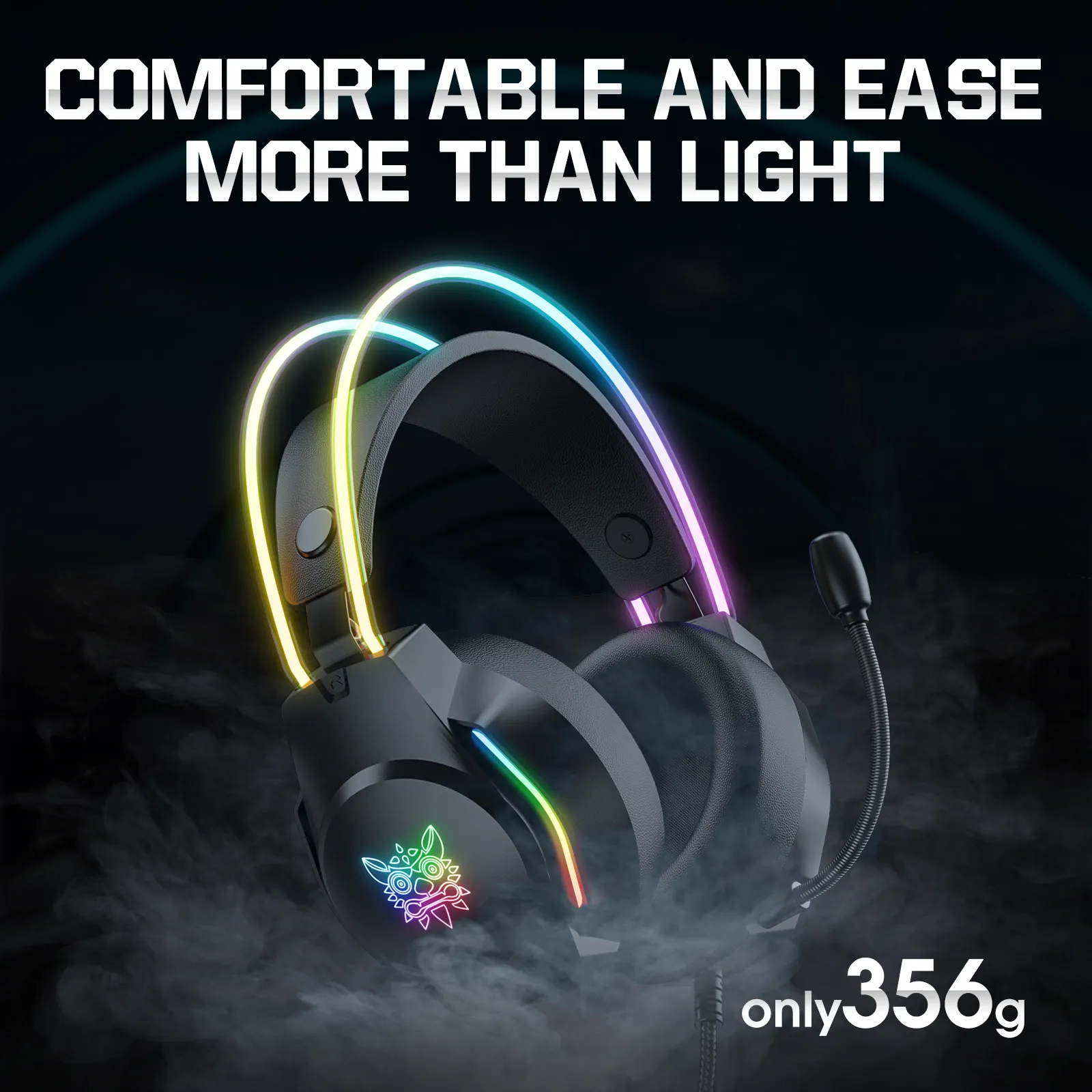 سماعة رأس Onikuma X26 Rgb Led E-Sports Ps5 الأكثر مبيعًا سماعات أذن